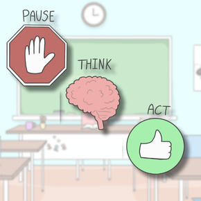Emily's Hope K-12 Substance Use Prevention Curriculum key concept of pause think act PTA